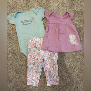 Carter's Baby Girl Springtime 3-Piece Set